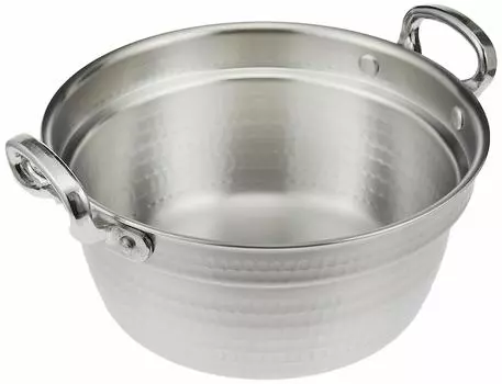 Akao Aluminum DON pot with hammered circle 24cm aluminum handle Japan AEV02024 alloy, (aluminum die-cast)