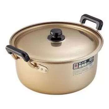 Akao Aluminum Practical Pot 33cm Aluminum Japan AZT04033 (Oxalic Alumite) золотой