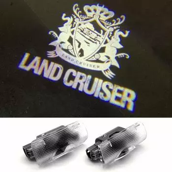 Akarin Courtesy Light, Door Welcome Light, Courtesy Lamp, 200 Series Toyota Land Cruiser Logo