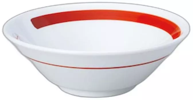 Akatsuki Kiritate Bowl x x Chinese Rice Bowl Setomonohonpo (Hand-painted) 7.0 [21.4 21.4 7.5cm 1200cc]