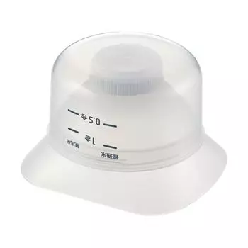 Akebono Sangyo Roto White, произведенная в Японии, воронка, которая может использовать пластиковые бутылки в качестве контейнеров для риса и переносить рис в одном контейнере для риса, идеально подходит для