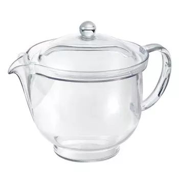 Akebono Sangyo TW-3754 Clear Teapot, Made in Japan, Clip Mesh, L
