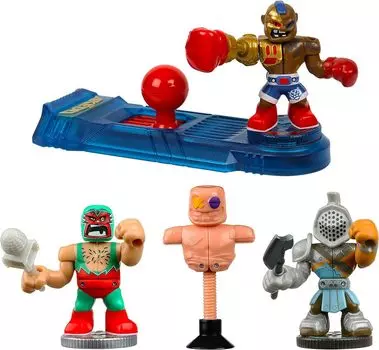 AKEDO Ultimate Arcade Warriors Mini Battleting Figure Starter Pack Busterbring Loco Grande Training AKEDO Arcade Game Toy STARTER PACK (Аксимус & & &