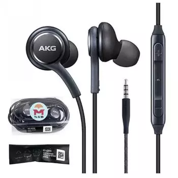 AKG Compatible with Galaxy S8 Volume Deep Canal For Working from Compatible with Multiple Ear Tips Kobuta Product Warranty Bulk Package Yu&Mi