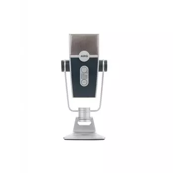 AKG LYRA C44 USB-конденсаторный микрофон для iOS Android Mac Windows ПК Blucoil поп-фильтр ветрового стекла 3-футовый удлинительный кабель USB 2.0 типа A