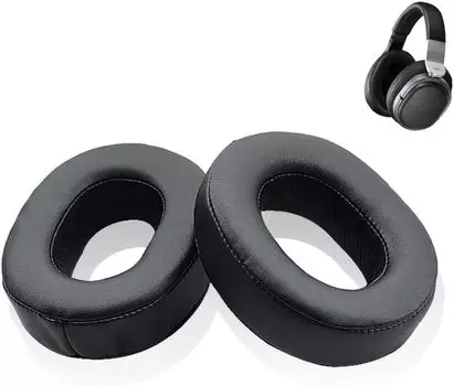 AKHQC Сменные амбушюры, совместимые с Sony, изготовленные из мягкой протеиновой кожи и пены с памятью, сменные амбушюры для ремонта, аксессуары, амбушюры, MDR-HW700