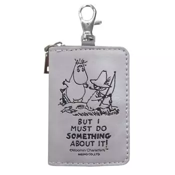 Akiho Moomin Car Smart Key Case with Clear FS080 Window, Gray,