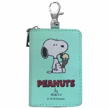 Akiho SNOOPY Car Smart Key Case with Clear SN163 Window, Saxophone,