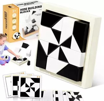 akinashi Educational Brain Hide Building Observation Thinking 40 Тема Всего 80 Подарок на века Игрушка, Игрушка, Обучение, Блоки, Навыки, Навыки, Головоломка,