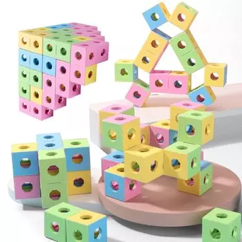 akinashi строительные игрушки для улучшения образовательной 3D тренировки мозга строительство 144 готовый продукт может быть подарком для детей в возрасте от 6 лет и старше блоки, творчество, игрушки,