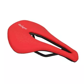 Aking Bicycle MTB Road Bike Racing Breathable PU Shock Soft Seat Red Saddle, Saddle, Lightweight, Leather, Comfortable, Absorbing, Cushion,