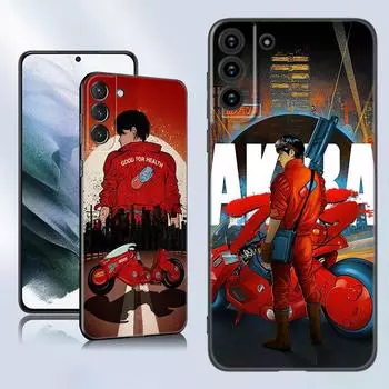 Akira 1988 Film Черный силиконовый чехол для телефона Samsung Galaxy S23 S21 S20 FE S24 S22 Ultra S10E S10 S9 S8 Plus Samsung S21 Ultra