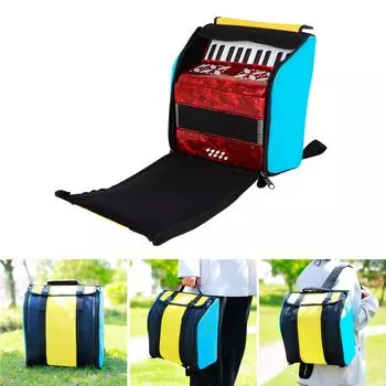 Аккордеон Чехол-рюкзак для аккордеона 8 басов 22 клавиши диатонический аккордеон сумка водонепроницаемый чехол для аккордеона для начинающих