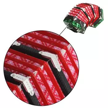 Аккордеон Концертина 20-кнопочный, 40-язычный, англо-стиль, с сумкой для переноски зелёный