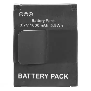 Аккумулятор для экшн-камеры 1600 мАч, сменный литий-ионный аккумулятор для спортивной камеры