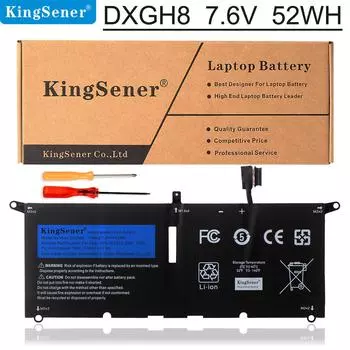 Аккумулятор для ноутбука Kingsener DXGH8 для Dell XPS 13 9380 (P82G002) 9370 G8VCF H754V 0H754V 7,6 В 52WH