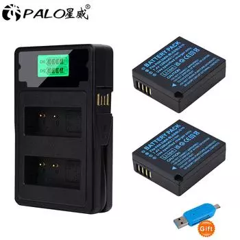 Аккумулятор PALO DMW-BLG10 DMW-BLE9 DMW BLG10 BLE9 для Panasonic LUMIX GF5 GF6 GX7 LX100 GX80 GX85, DMW-BLE9 BLG10 BLG10E BLG10PP