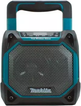 Аккумуляторная акустическая система Makita MR203, аккумулятор и зарядное устройство продаются отдельно, сумка для аксессуаров SHIBASHO 18 В/14,4 В/10,8 В/100 В (только основной) (Шибасё Сервис)