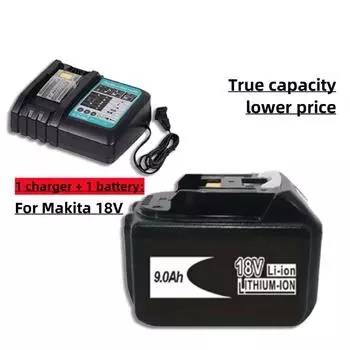 Аккумуляторная батарея 18 В 18,0 Ач подходит для электроинструмента Makita BL1830 BL1830B BL1840 BL1840B BL1850 BL1850B