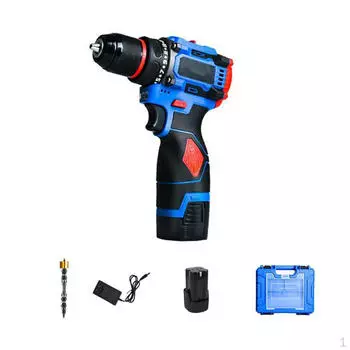 Аккумуляторная дрель, электрическая отвертка, профессиональная