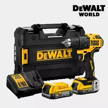 Аккумуляторная дрель DEWALT POWERSTACK 20 В MAX POWERSTACK DCD708E2T
