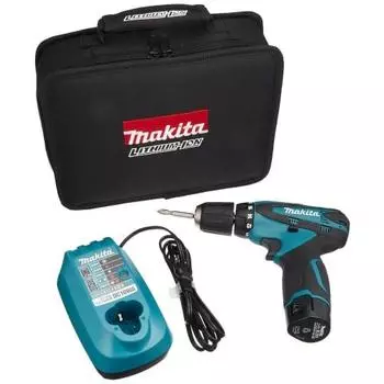 Аккумуляторная дрель-шуруповерт Makita 10,8 В со светодиодной подсветкой, маленькая модель с 1 батареей в комплекте DF330DWSP