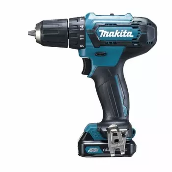 Аккумуляторная дрель-шуруповерт Makita 10.8V1.5Ah с аккумулятором, зарядным устройством, сумкой для инструментов DF333DSHS