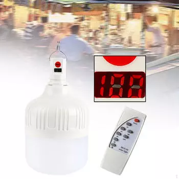 Аккумуляторная лампа для наружного освещения 80W