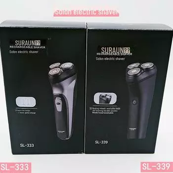Аккумуляторная мужская электробритва Sulang SL339 с зарядкой через USB — конструкция с тремя плавающими лезвиями Sulon 339