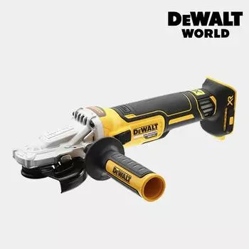 Аккумуляторная ручная шлифовальная машина DeWalt 20V MAX, бесщеточная с плоской головкой DCG405FN KR
