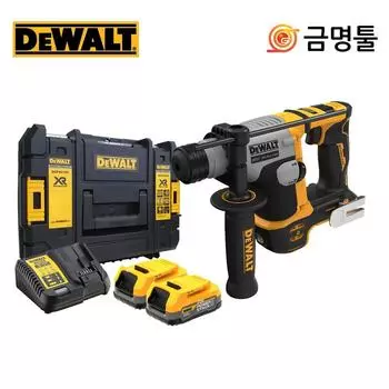 Аккумуляторная ударная дрель DeWalt DCH172E2T, 20 В, 1,7 Ач, аккумулятор Powerstec, 2 режима зарядки, перфоратор