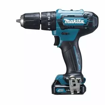 Аккумуляторная вибрационная дрель-шуруповерт Makita HP333DSHX Глубина x Высота x Ширина 19,3 21,2 6,6 см синий