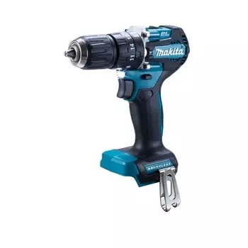 Аккумуляторная вибродрель Makita 18 В с высокой выходной мощностью, долговечная батарея/зарядное устройство/кейс продаются отдельно HP487DZ Blue