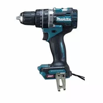 Аккумуляторная вибродрель Makita 40Vmax, аккумулятор/зарядное устройство/кейс продаются отдельно HP002GZ Blue