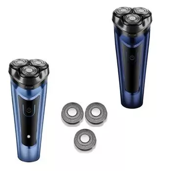 Аккумуляторные беспроводные бритвы Триммер для бороды 4D Плавающая головка Бритвы для лица