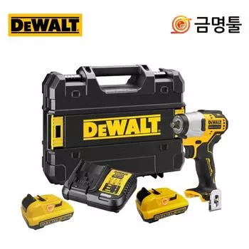 Аккумуляторный ударный гайковерт Dewalt DCF902D2 12 В 2,0 Ач, комплект из 2 шт. DCF902N для строительных лесов
