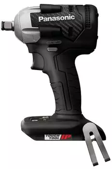 Аккумуляторный ударный гайковерт Panasonic продается только в двух вариантах: общая длина 143 мм, степень защиты IP56, черный цвет (Аккумуляторная батарея/зарядное устройство/чехол отдельно) (14,4 В/18 В