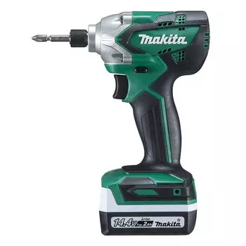 Аккумуляторный ударный шуруповерт Makita с 2 кейсами MTD001DSAX 14.4V2Ah, аккумуляторы, зарядное устройство,