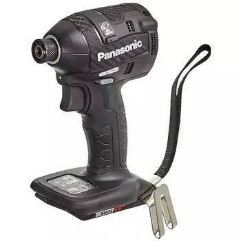 Аккумуляторный ударный шуруповерт Panasonic продается только корпус, двойной, компактный, общая длина 118 мм, ударный шуруповерт IP56, черный (Аккумуляторная батарея/зарядное устройство/чехол отдельно)