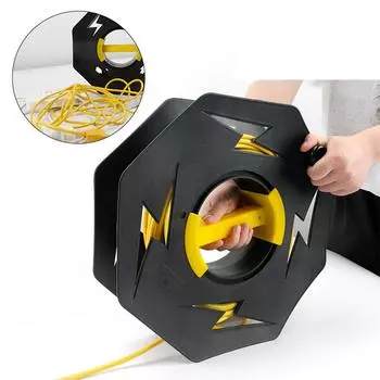 Аккуратное и организованное решение для хранения кабелей. Простота использования. Диск для сбора кабелей. Поддерживайте порядок в пространстве. B