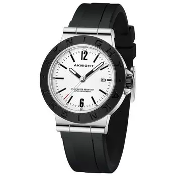 [AKNIGHT] Часы мужские водонепроницаемые, аналоговые кварцевые часы с хронографом, модные деловые классические часы, часы мужские автоматические с датой и светящимися часами