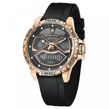 AKNIGHT Мужские часы из нержавеющей стали Водонепроницаемые кварцевые часы с силиконовым ремешком Мужские спортивные повседневные модные деловые часы…