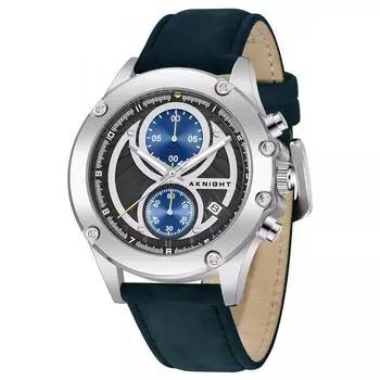 AKNIGHT Мужские часы Стильный светящийся хронограф Аналоговый календарь Наручные часы Водонепроницаемые японские кварцевые часы Мужские часы Легкие японские инструкции
