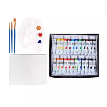 Акрил 30 шт. (12 мл/тюбик), Комплект краски, поддон,