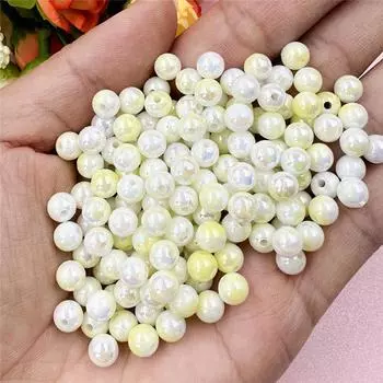 Акрил 400 шт 5.9 мм ручная работа материал браслеты ожерелья серьги для самостоятельного изготовления ювелирных изделий аксессуары круглые свободные бусины