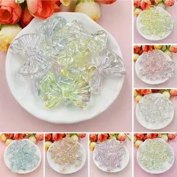 Акрил DIY для ожерелья, сережек с отверстием, аксессуары для бисера «сделай сам», бусины-бабочки, материал ручной работы, 10 шт., подвески для изготовления ювелирных изделий, около 21,6 мм * 28,4 мм синий