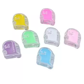 Акрил для изготовления браслета, ожерелья, 5 шт., модные материалы для самостоятельной работы, бусины с крестообразным отверстием, банты/бусины-призраки, бусины, россыпью, живопись маслом Bowknot белый