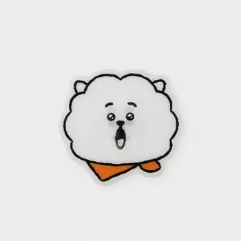 Акрилатикулярный магнит Line Friends BT21 RJ с сезонным поздравлением