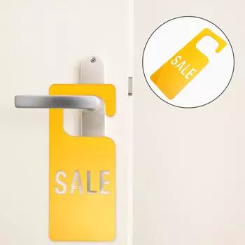 Акриловая бирка для магазина одежды, знак розничной продажи, этикетка для продуктов, товарная карточка, этикетки оранжевый