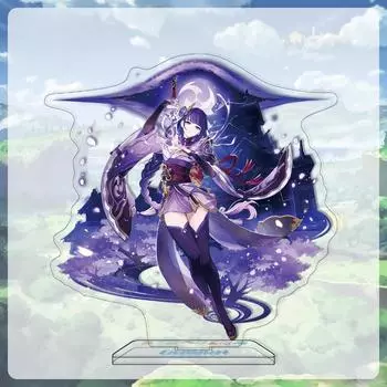 Акриловая большая стойка высотой 16 см с персонажами из Мондштадта, Ли Юэ и Инадзума из Genshin Impact 16cm